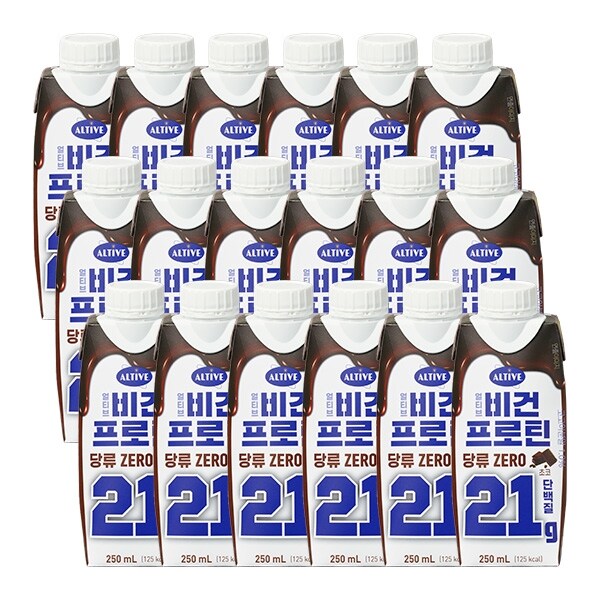 CJ제일제당 얼티브 비건프로틴 초코 250ml x 18입 추천