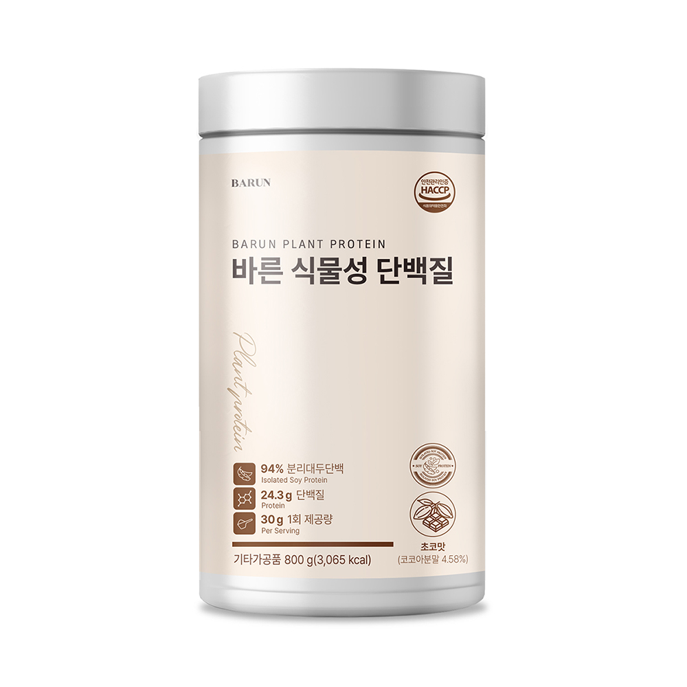 바른 식물성 단백질 보충제 프로틴 쉐이크 1통 800g 추천