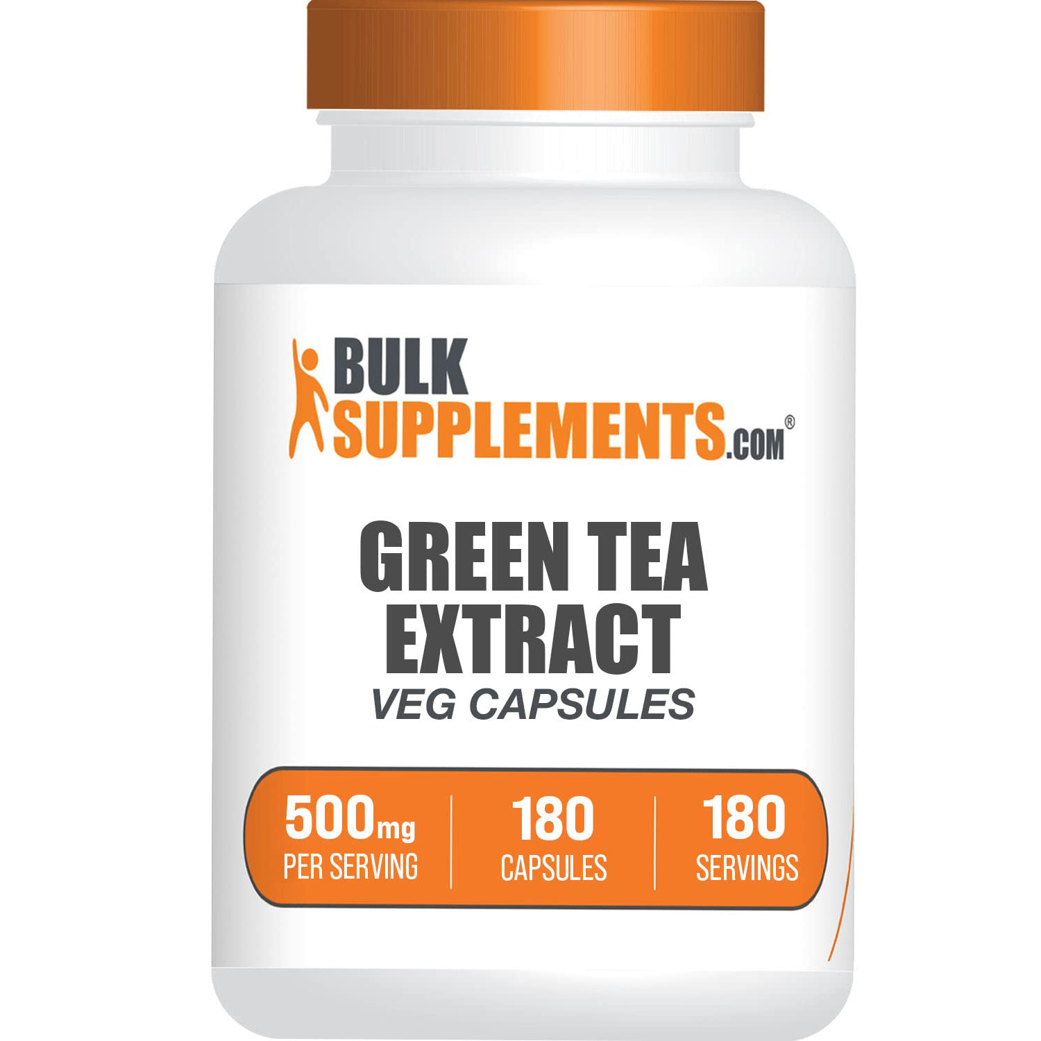 벌크서플리먼츠 BULKSUPPLEMENTS 녹차 추출물 500mg 베지캡슐 180정 이미지