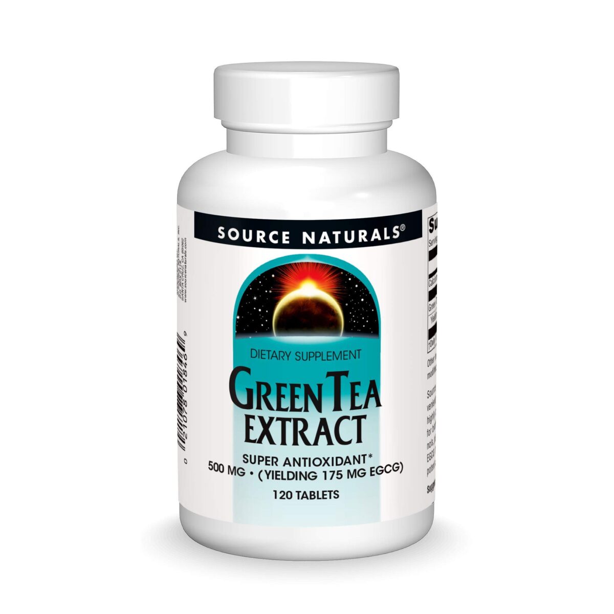 소스내츄럴스 Source Naturals 녹차 추출물 500mg 칼슘 47mg 태블릿 120정 추천