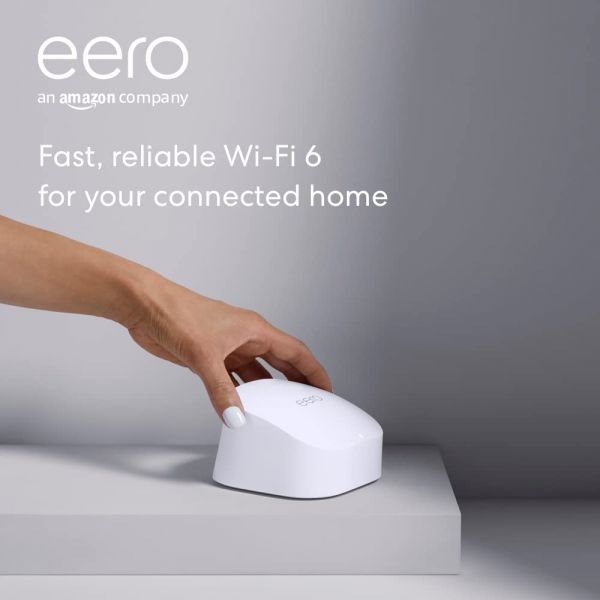 인증 리퍼브 아마존 eero 6 듀얼 밴드 메쉬 WiFi 라우터 지그비 스마트 홈 허브 내장 추천