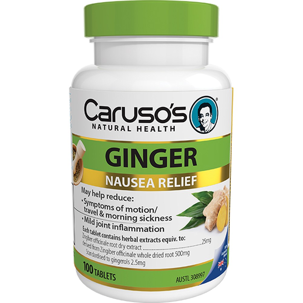 Carusos Natural Health Morning Sickness Ginger 100 Tablets 추천