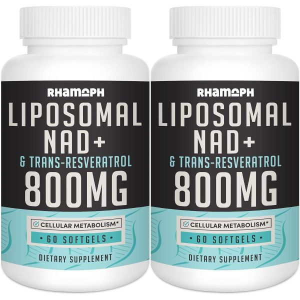 Rhamoph 리포좀 NAD+ 800mg 레스베라트롤 300mg 활성비타민B3 니아신 리포 추천