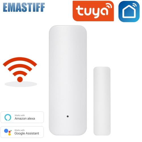 Tuya WIFI 도어 센서 알람 연락처 홈 보안을위한 무선 윈도우 자석 입력 감지기 추천